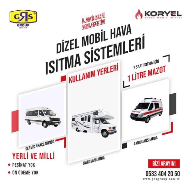 Koryel Dizel Mobil Isıtıcı